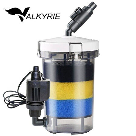 Valkyrie HW-603B Dış Filtre 400 Litre 6W Sessiz Çalışma Transparan Yüksek Kapasite