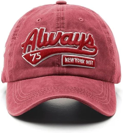 Valkyrie Vintage Baseball Şapka Unisex Ayarlanabilir Pamuk Spor Günlük Şapka Cap Kırmızı