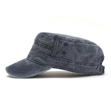 Valkyrie Unisex Gri Yıkamalı Eskitme Şapka Ayarlanabilir Castro Kep Günlük Spor Şapka