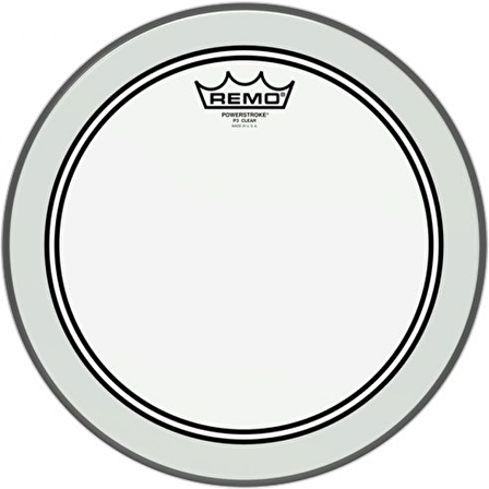 REMO P3-0312-BP- Powerstroke® P3 Şeffaf 12\" Davul Derisi