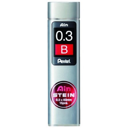 Pentel Hı-Polymer 0,3 Mm Kalem Ucu B Steın 15 Adetlik (12 Tüp)