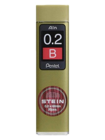 Pentel 0.2 Mm Hi-Polymer Ain Stein Min Versatil Kalem Ucu 20 Adtlk Tüp (10 Tüp)
