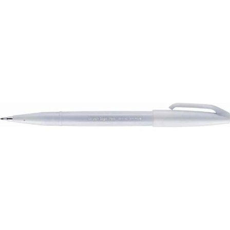 Pentel Brush Sing Fırça Uçlu Kaligrafi Kalemi Light Grey (10 Lu Paket) Ses15C-N2X