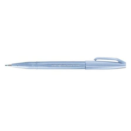 Pentel Brush Sing Fırça Uçlu Kaligrafi Kalemi Grey Blue (10 Lu Paket) Ses15C-S3X