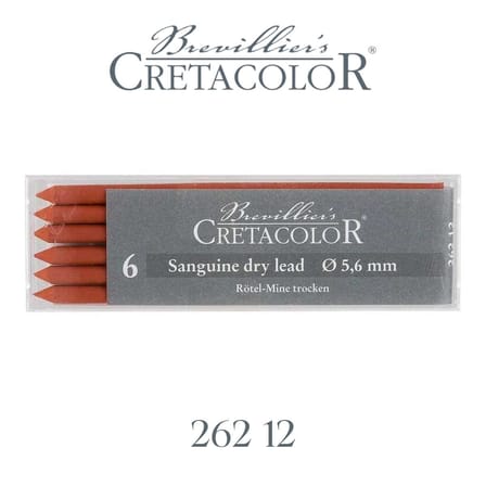 Cretacolor Sanguine Dry Medium Portmin Uç 5,6Mm (6 Lı Paket) 26212