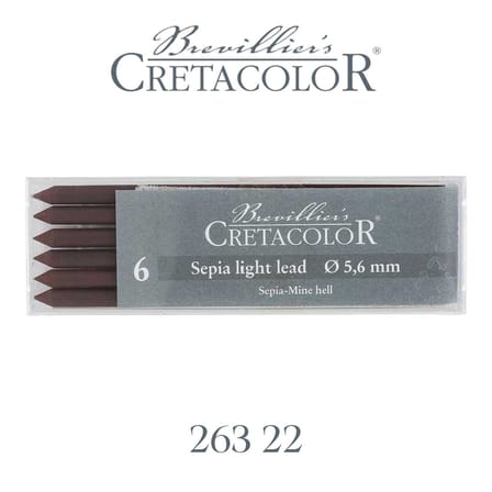 Cretacolor Sepia Light Portmin Uç 5,6Mm (6 Lı Paket) 26322