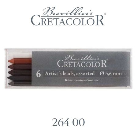 Cretacolor Karışık Portmin Uç 5,6Mm (6 Lı Paket) 26400