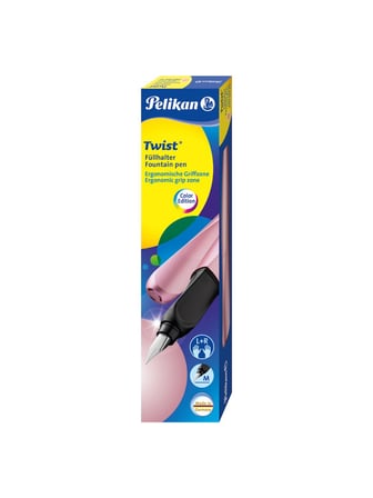 Pelikan Dolma Kalem Twist Tekli Metalik Pembe P457