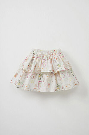 Lunetta Katlı Mini Etek