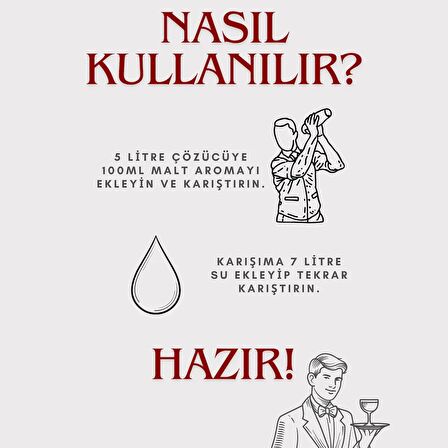 Red Hazır Karışım Malt Kiti - Red Hazır Karışım Malt Aroması 100 ml (5 LİTREYE UYUMLU)