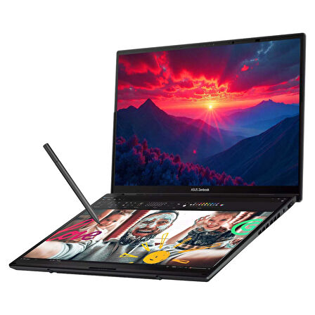 ASUS Zenbook Duo UX8406MA-DS00TT Ultra7 155H 16GB 1TBSSD 14" WUXGA Touch W11H Dizüstü Bilgisayar