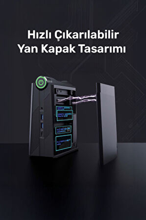 RaXius Momentum DS-R7.8845A012 Ryzen7 8845HS 32GB 2TBSSD FreeDOS Mini PC