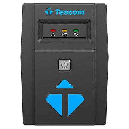 TESCOM LEO 600VA 5/10 dk (1x12V 7AH Akü) Line Interactive UPS