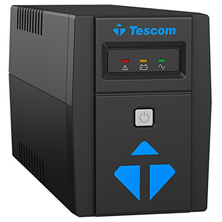 TESCOM LEO 600VA 5/10 dk (1x12V 7AH Akü) Line Interactive UPS