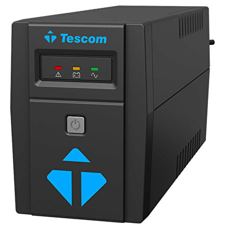 TESCOM LEO 600VA 5/10 dk (1x12V 7AH Akü) Line Interactive UPS
