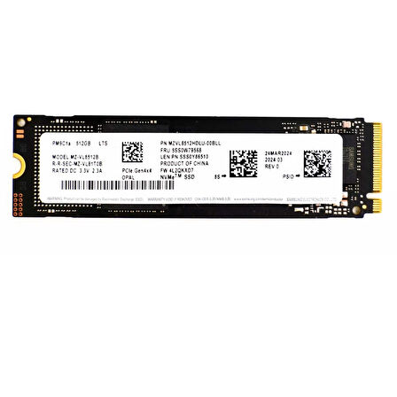 Samsung PM9C1A 512GB 3300/1250MB GEN4X4 22X42 M.2 Nvme SSD