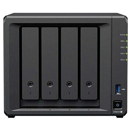 Synology DS925+0014 4GB 8TBHDD+1TBSSD 4x3.5" SATA Desteği RAID NAS Depolama Ünitesi