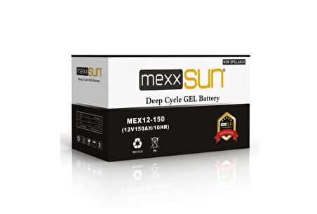 Mexxsun Jel akü 12V 150Ah (MEX12-150) BT150.12JAMX.002