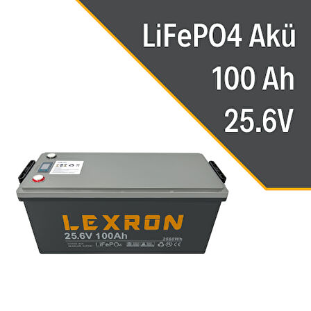 Lexron 100ah 25,6v Lityum Akü LXR24100L