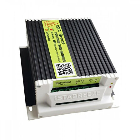 İSTA-BREEZE İ-700 WATT 48 V Rüzgar Türbini + Hibrit Şarj Kontrol Cihazı