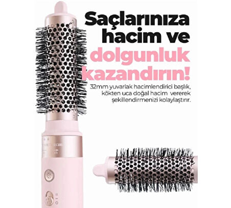 Pirantech Airwap 6 Başlıklı Saç Şekillendirme ve Kurutma KS-611