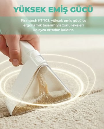 Pirantech Koltuk ve Halı Yıkama Makinesi KT-703