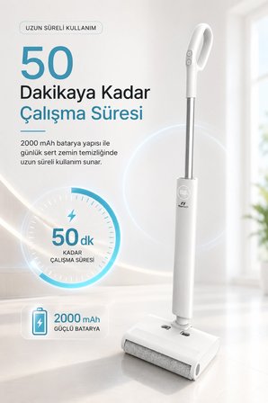 M-210 Islak & Kuru Zemin Temizleyici | Elektrikli Mop & Gırgır