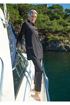 Mayovera Spor Şal Desen Lycralı  Tasarım Mayo