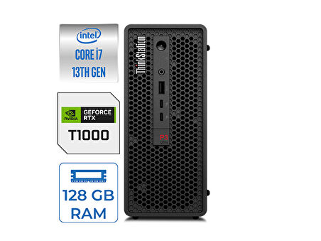 Lenovo Ws P3 Ultra Sff I7-13700K 128GB Ddr5 1tb HDD + 512GB SSD Nvidia 8gb T1000 Windows 11 Pro 30HA000QTX31
