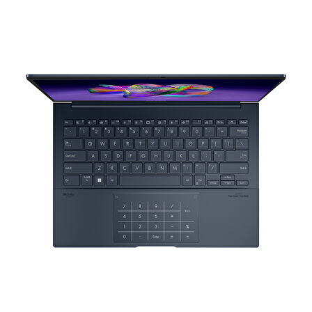 Asus Zenbook 14 Intel Core Ultra 7 255H 16GB LPDDR5X 1tb SSD Intel Arc Graphics 14.0"  Wuxga OLED 400NIT Windows 11 Pro Dokunmatik Taşınabilir Bilgisayar UX3405CAP02 + Zettaçanta