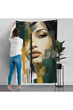 Güzel Kadın Duvar Örtüsü-7572