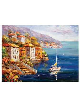 Keskin Color Puzzle 48X68Cm 1000 Parça Sahilde Yelkeni