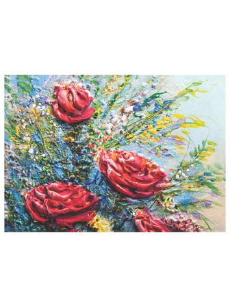 Keskin Color Puzzle 48X68Cm 1000 Parça Tablo Gül