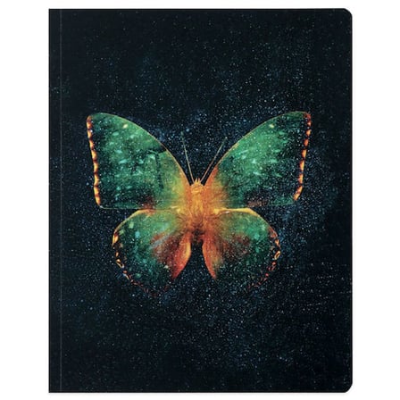 Keskin Color Bind-Note Butterfly 13X16,5Cm 80 Yaprak Çizgili Not Defteri (2 Li Paket)