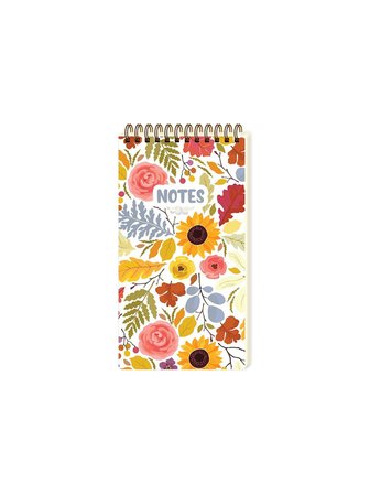 Keskin Color 8.5 X 16Cm Karton Kapak Spiralli Not Defteri Sunflower 493072-99 (Karışık Renk, 1 Adet)