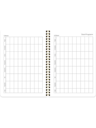 Keskin Color Akademik Ajanda A5 Spiralli - Venge 600211-99
