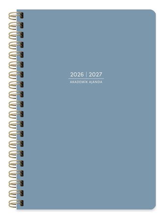 Keskin Color Akademik Ajanda A5 Spiralli - Mavi 600212-99