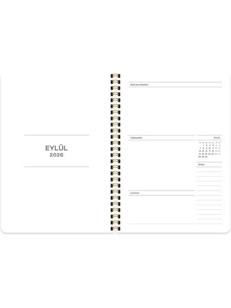 Keskin Color Akademik Ajanda A5 Spiralli - Mavi 600212-99