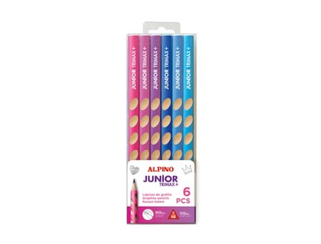 Alpino Trimax Chic-Jumbo Üçgen Çentikli Kurşun Kalem (6 Lı Paket) Ju-400018