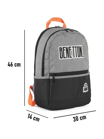 Benetton Okul Sırt Çantası Çift Bölme 3857