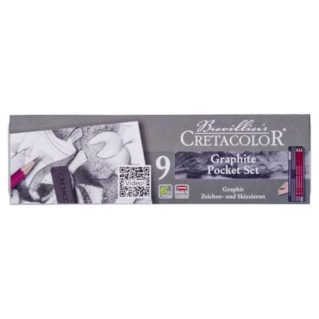 Cretacolor Graphite Eskiz Seti 9 Parça Metal Kutu 16029