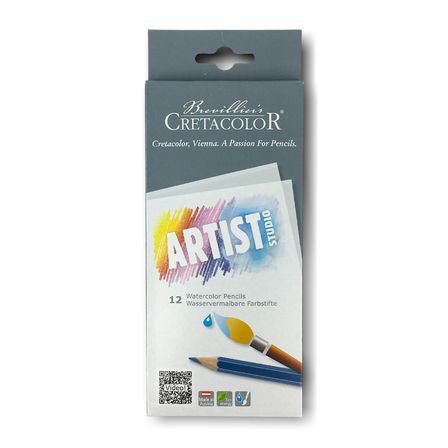 Cretacolor Artist Studio Sulandırılabilir Kuru Boya Kalemi Seti 12 Renk 28312
