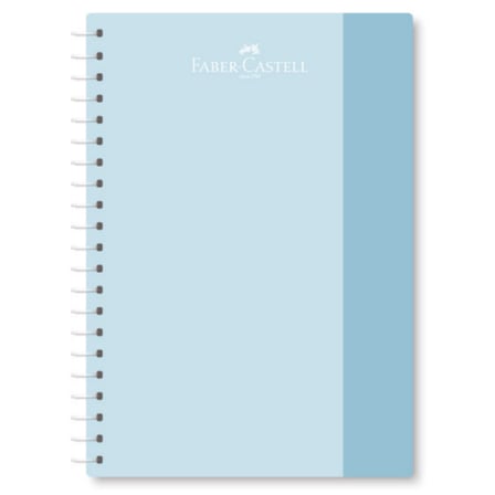 Faber-Castell Defter Spiralli Plastik Kapak Soft 100 Yaprak Kareli (3 Lü Paket) 5075000508000
