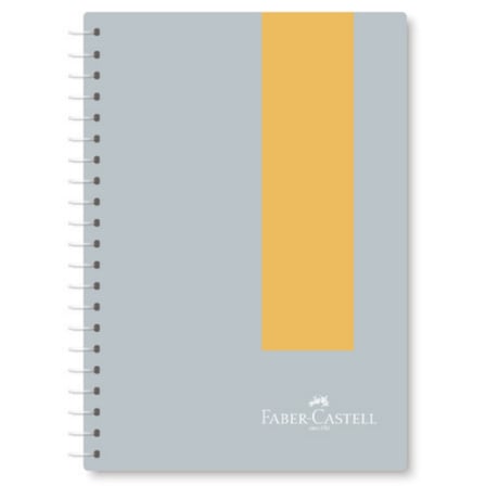 Faber-Castell Defter Spiralli Plastik Kapak Pastel 80 Yaprak Çizgili (3 Lü Paket) 5075000513000