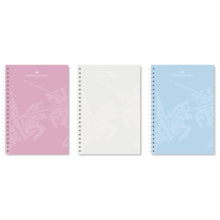 Faber-Castell Defter Spiralli Plastik Kapak Genz Defter 100 Y Kareli (3 Lü Paket) 5075000528000
