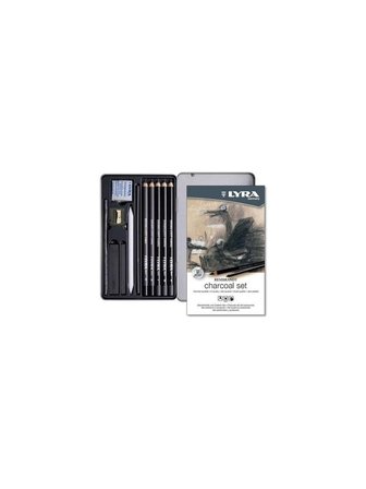 Lyra Rembrandt Yeni Charcoal Karakalem Seti 11 Parça Box