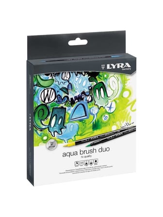 Lyra Aqua Brush Duo Fırça Uçlu Keçeli Kalem 36 Renk Set L6521360