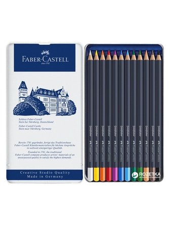Faber-Castell Creative Studio Goldfaber Colored Kuru Boya Kalemi 12 Renk