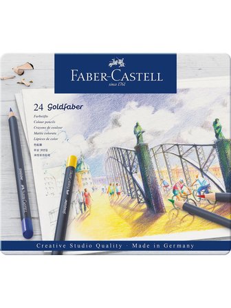 Faber-Castell Kuru Boya Kalemi Goldfaber 24 Renk 5188114724000