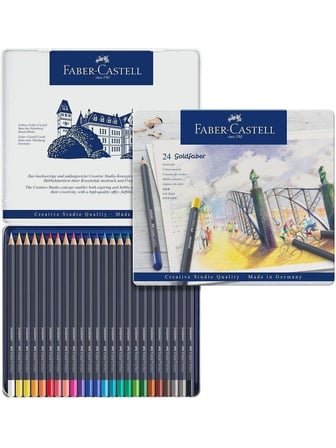 Faber-Castell Kuru Boya Kalemi Goldfaber 24 Renk 5188114724000